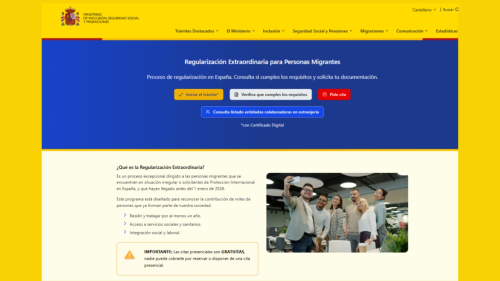 Proceso de Regularización Extraordinaria para personas migrantes.
