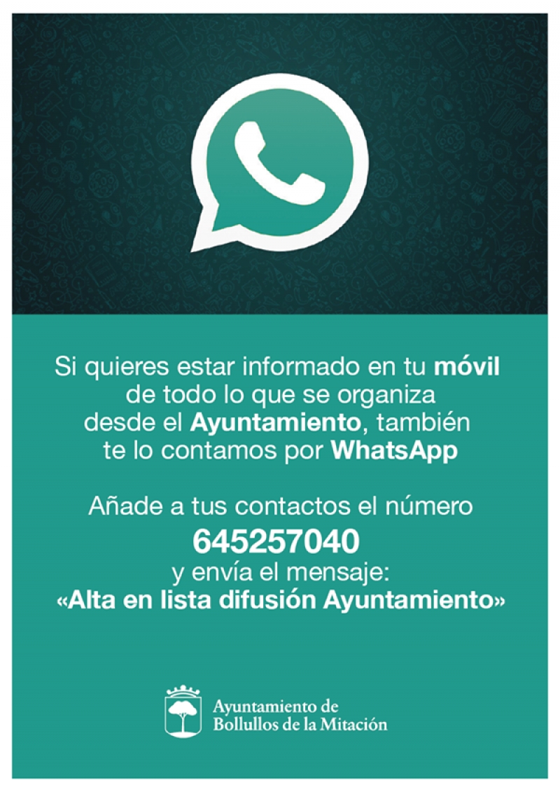 El WhatsApp informativo del Ayuntamiento