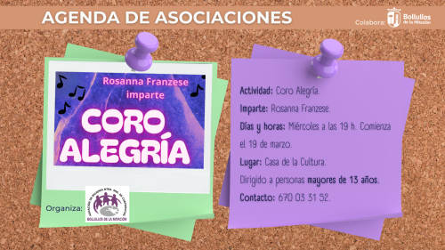 La Asociación de Mujeres de Cuatrovitas lanza el Coro Alegría.