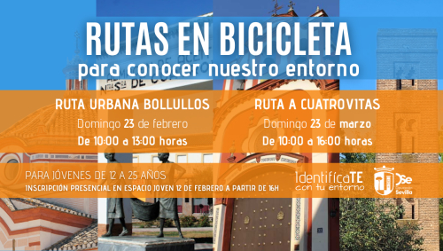 Rutas en bicicleta para conocer nuestro entorno.