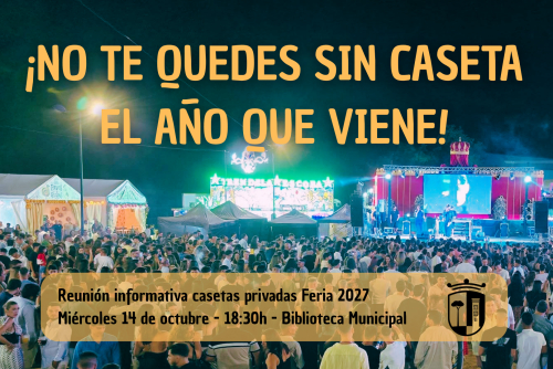 Publicadas las bases para las Casetas de la Feria 2027.