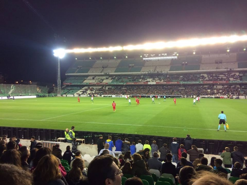 Imagen del Estadio Benito Villamarín durante el partido de Champions for Life.