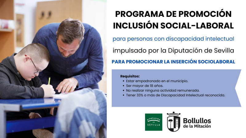 Programa de Promoción de la Inclusión Social-Laboral para Personas con Discapacidad Intelectual.