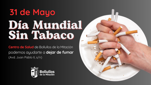 En Bollullos celebramos el Día Mundial Sin Tabaco.