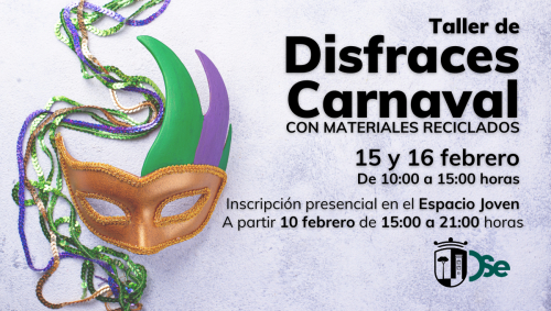 Taller de Confección de Disfraces para Carnaval con Materiales Reciclados.